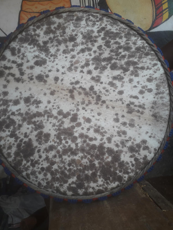 Very thick shaved goat skins