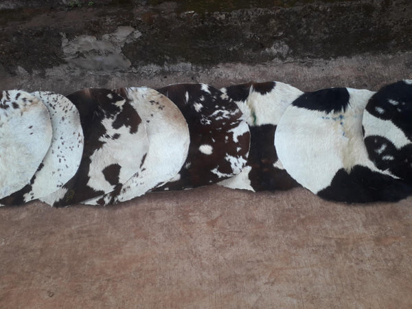 Very thick shaved goat skins