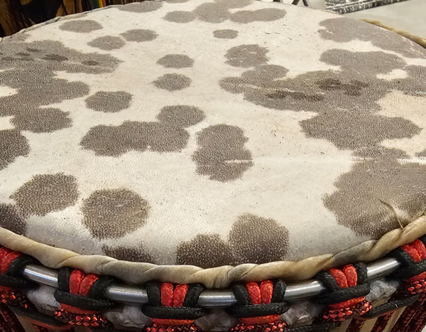 Very thick shaved goat skins