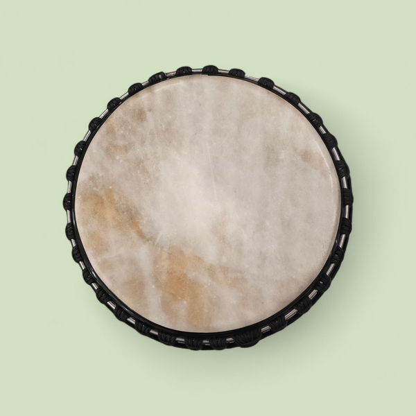 Djembé Guinée K01305-- Offre spéciale Djembé réparé--