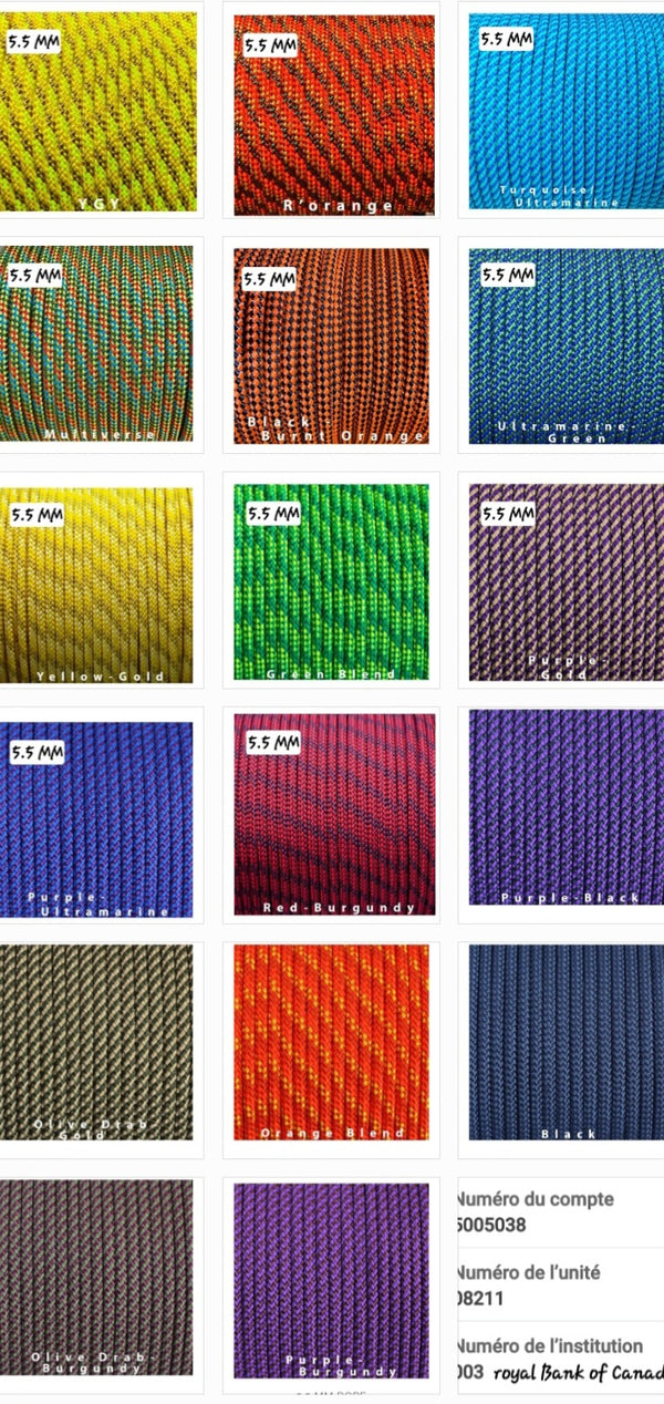 cordes  5.5mm