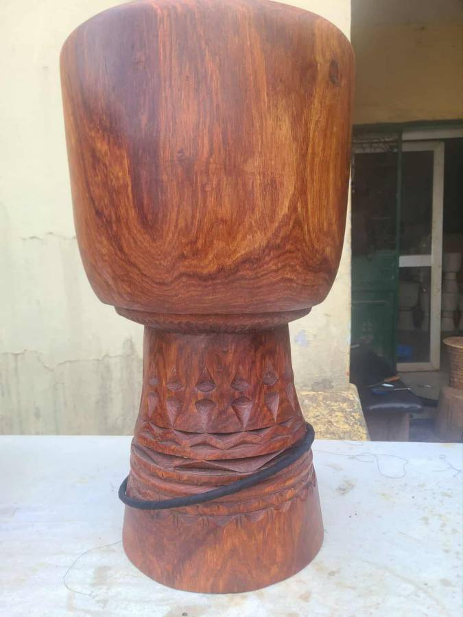 Wooden Shell Instrument KHADI Wood Shell – Ready to Build – Waraba Djembe